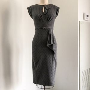 Stop Staring Timeless Vintage Style Wiggle Dress L